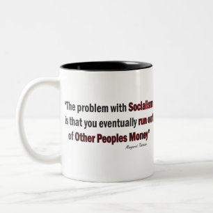 CANECA DE CAFÉ EM DOIS TONS SOCIALISMO