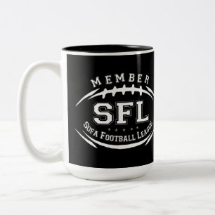 Caneca De Café Em Dois Tons Sofa Futebol League