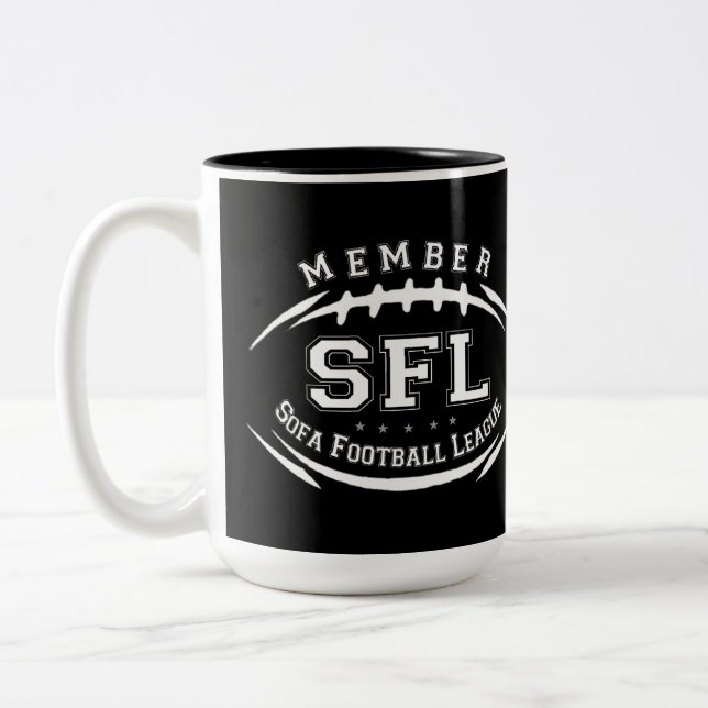 Caneca De Café Em Dois Tons Sofa Futebol League (Esquerda)