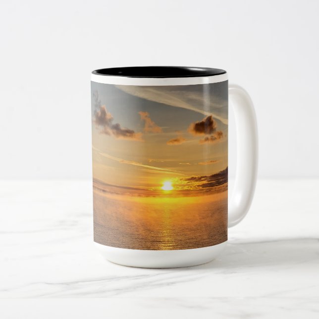 Caneca De Café Em Dois Tons Sol (Frente Esquerda)
