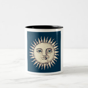 Caneca De Café Em Dois Tons Sol