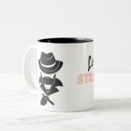 Caneca De Café Em Dois Tons Solitário Stranger