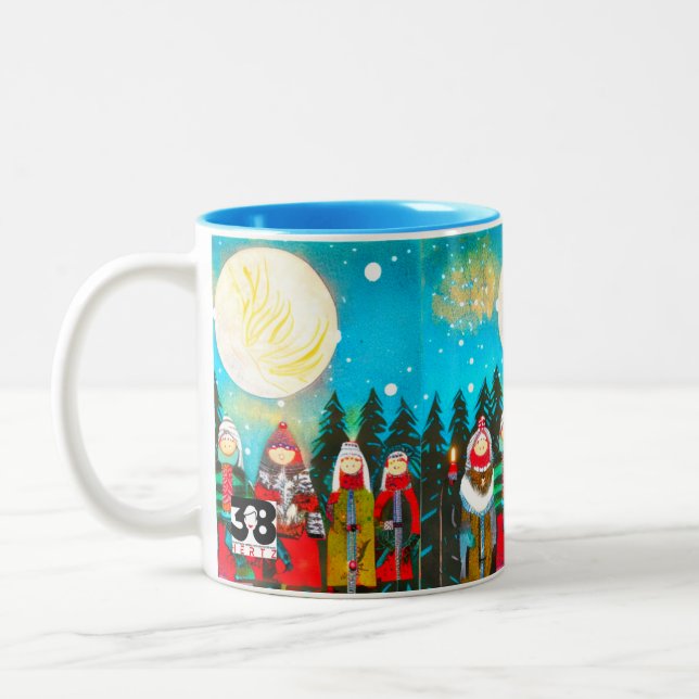 Caneca De Café Em Dois Tons Solstício de inverno (Esquerda)