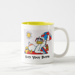 Caneca De Café Em Dois Tons Solte seu humor de férias