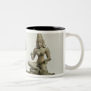 Caneca De Café Em Dois Tons Somaskanda, Chola, Tamil Nadu (bronze)