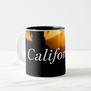 Caneca De Café Em Dois Tons Sonhando na Califórnia