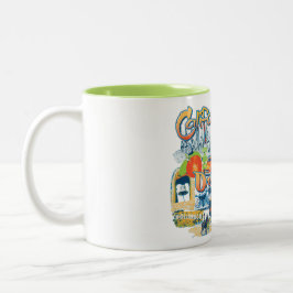 Caneca De Café Em Dois Tons Sonho da Califórnia