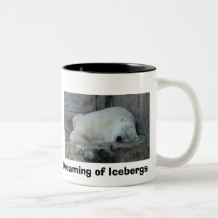 Caneca De Café Em Dois Tons Sonho dos iceberg