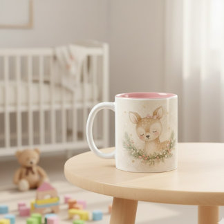 Caneca De Café Em Dois Tons Sonhos de Bebê MerryMist: Rubor de Inverno – Berçá