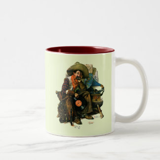 Caneca De Café Em Dois Tons Sonhos do Longo Ago