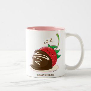 Caneca De Café Em Dois Tons Sonhos doces