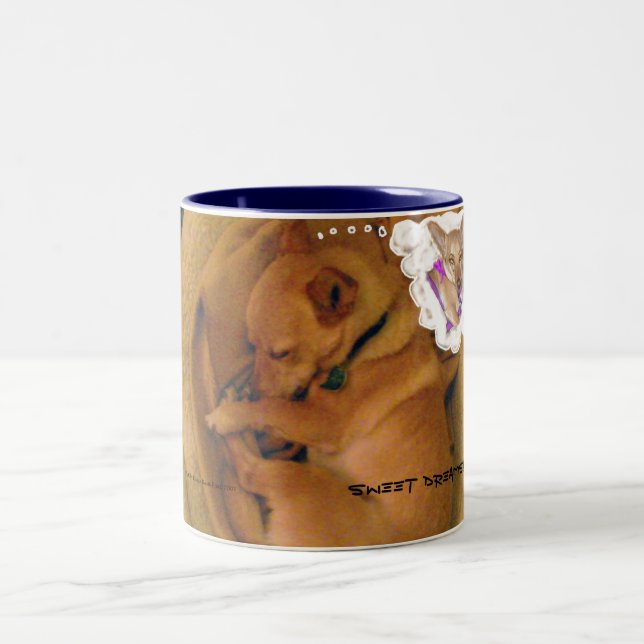 Caneca De Café Em Dois Tons Sonhos doces! (Centro)