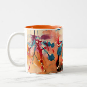 Caneca De Café Em Dois Tons sonhos selvagens