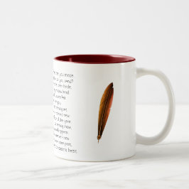 Caneca De Café Em Dois Tons Sonnet Shakespeare 53 | Mug De Café De Duas Tonela