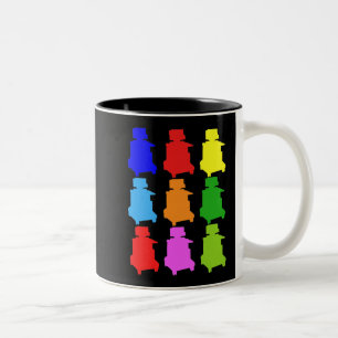 Caneca De Café Em Dois Tons Sonographer Popart Gfits