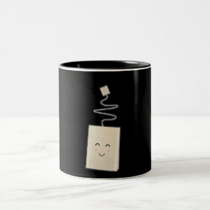 Caneca De Café Em Dois Tons Sorria Chá