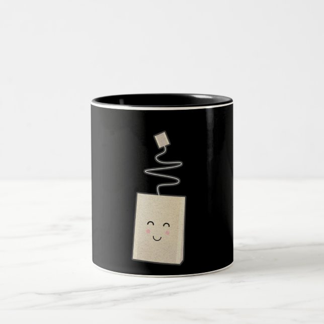 Caneca De Café Em Dois Tons Sorria Chá (Centro)