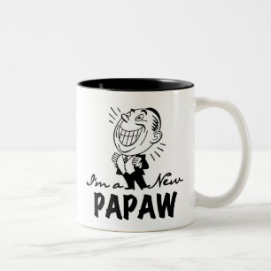 Caneca De Café Em Dois Tons Sorrindo novos Camisetas e presentes