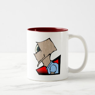 Caneca De Café Em Dois Tons Sorriso