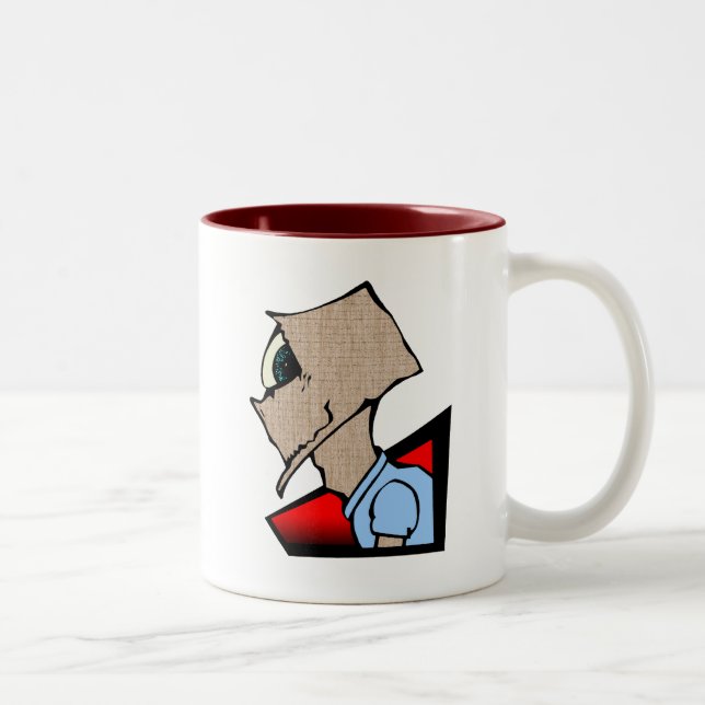 Caneca De Café Em Dois Tons Sorriso (Direita)