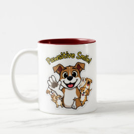 Caneca De Café Em Dois Tons Sorriso Pawsitivo