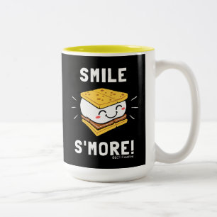 Caneca De Café Em Dois Tons Sorriso S'more