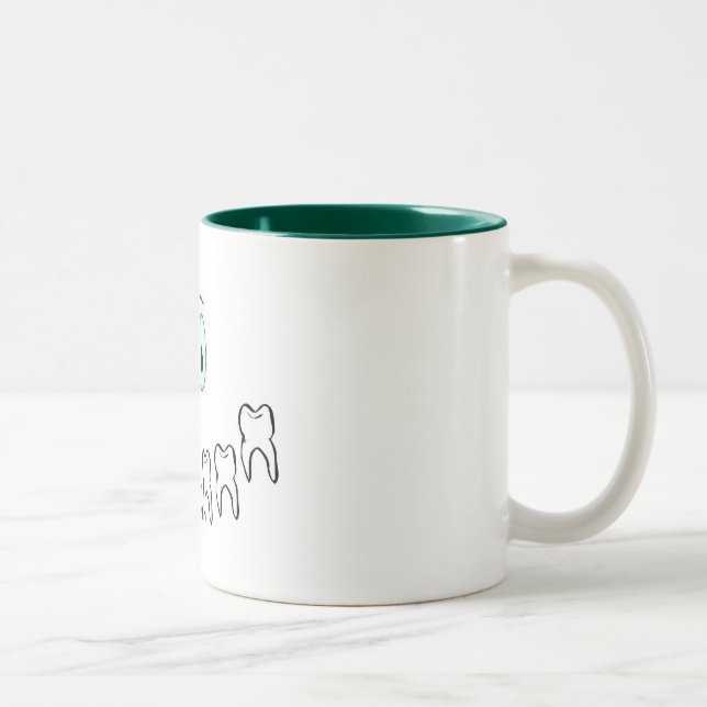 Caneca De Café Em Dois Tons Sorriso Toothy (Direita)