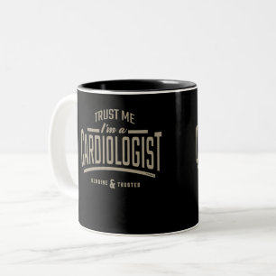 Caneca De Café Em Dois Tons Sou cardiologista