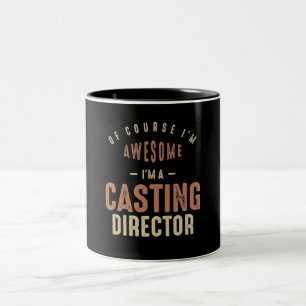 Caneca De Café Em Dois Tons Sou incrível, sou um diretor engraçado