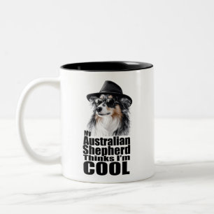 Caneca De Café Em Dois Tons Sou Legal australiano Shepherd