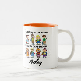 Caneca De Café Em Dois Tons Sou professor. Crianças de escola e presentes de c