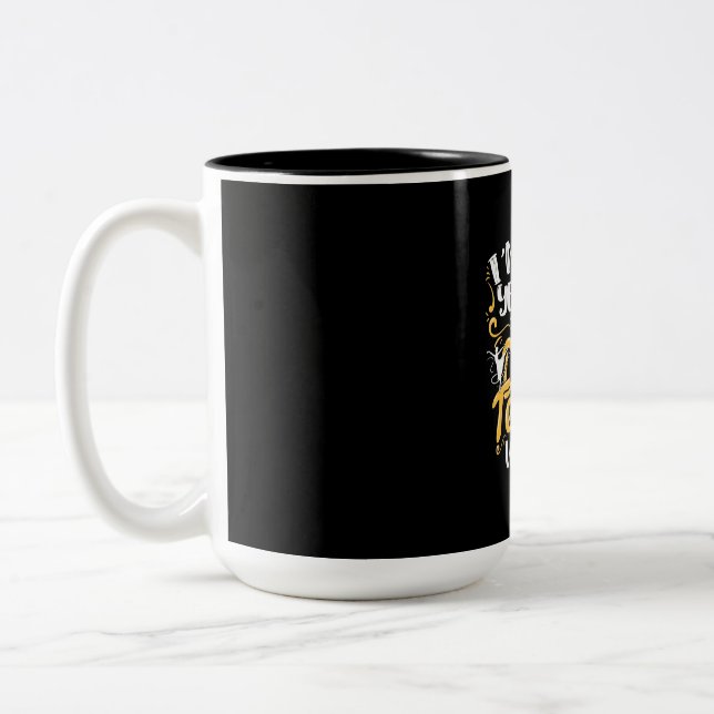 Caneca De Café Em Dois Tons Sou Professora De Dança (Esquerda)
