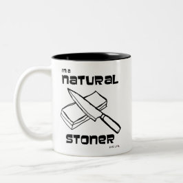 Caneca De Café Em Dois Tons Sou um Stonista Natural
