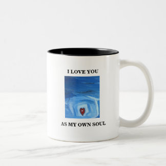 CANECA DE CAFÉ EM DOIS TONS SOULMATES