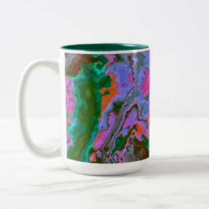 Caneca De Café Em Dois Tons Sour Marble - Mug De Café De Dois Tons