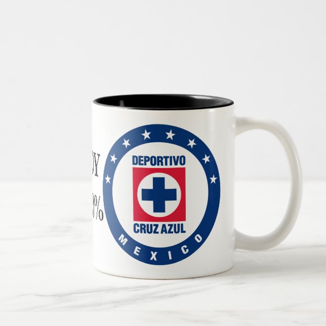 Caneca De Café Em Dois Tons Soy del Cruz Azul (Direita)