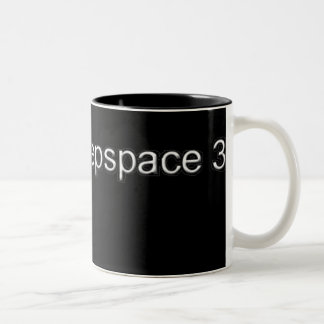 Caneca De Café Em Dois Tons Space_Station_logo