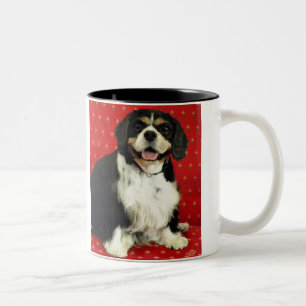 CANECA DE CAFÉ EM DOIS TONS SPANIEL DE REI CHARLES DESCUIDADO