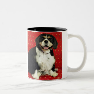 CANECA DE CAFÉ EM DOIS TONS SPANIEL DE REI CHARLES DESCUIDADO