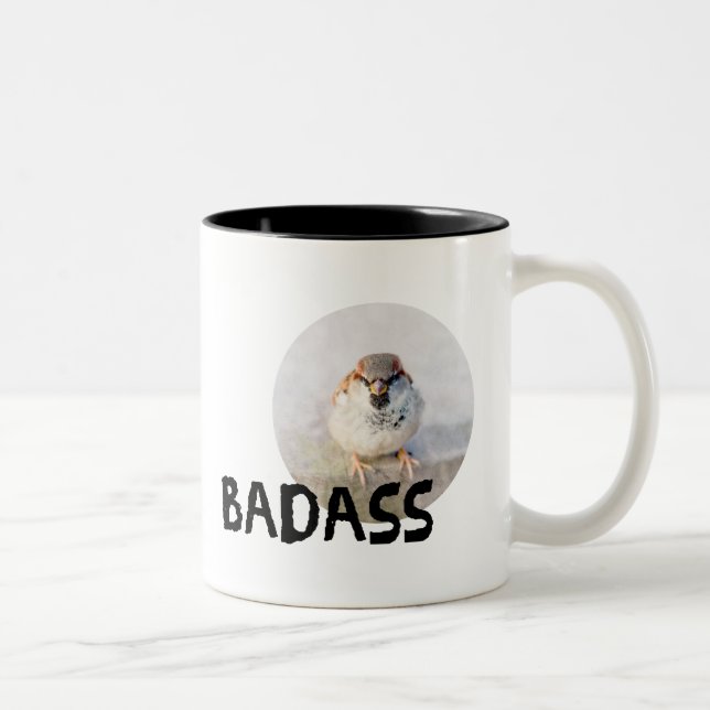 Caneca De Café Em Dois Tons Sparrow - Badass (Direita)