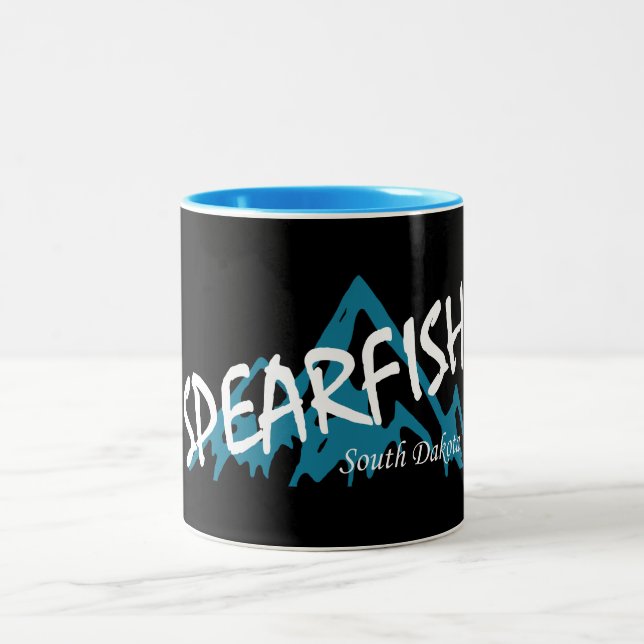 Caneca De Café Em Dois Tons Spearfish Dakota do Sul Montanha (Centro)