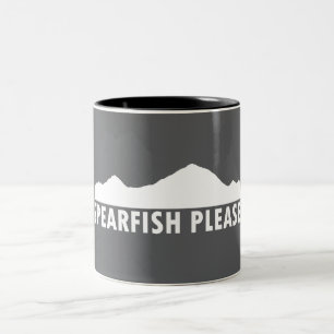 Caneca De Café Em Dois Tons Spearfish Dakota do Sul Por favor
