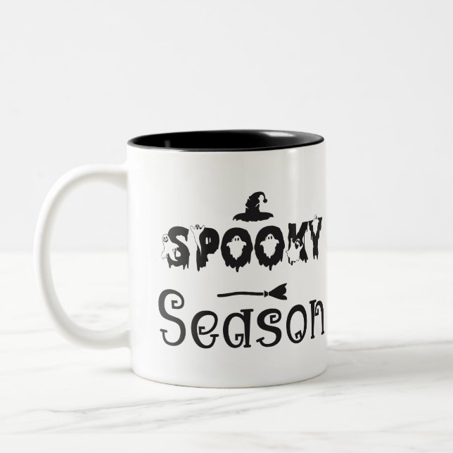 Caneca De Café Em Dois Tons Spooky Season Witch Hat Mug (Esquerda)