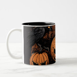 Caneca De Café Em Dois Tons Spooky Sips: Coleção Halloween Mug
