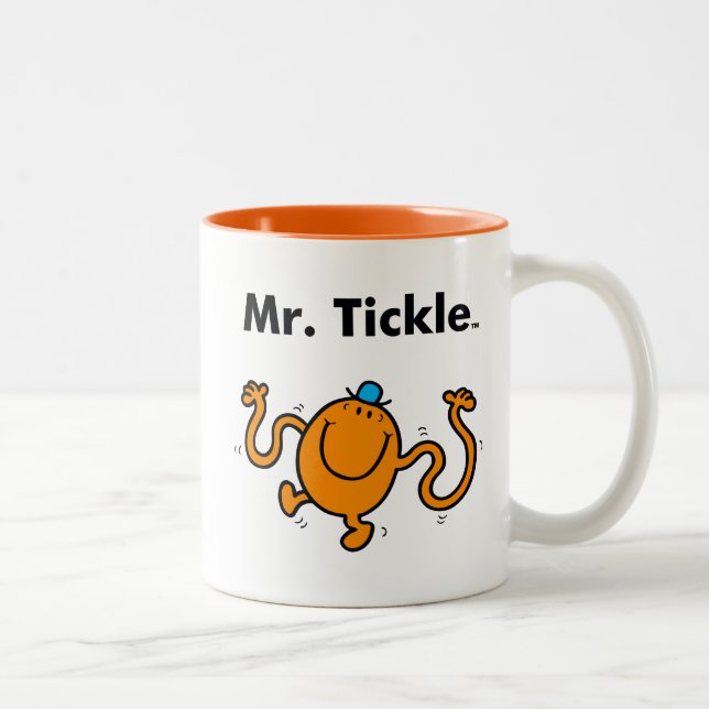 Caneca De Café Em Dois Tons Sr. Men | Sr. Tickle Will Tickle (Direita)