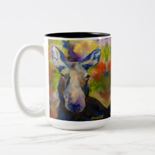 Caneca De Café Em Dois Tons Sr. Moosey Moose