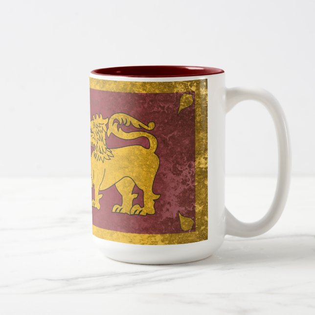 Caneca De Café Em Dois Tons Sri Lanka (Direita)