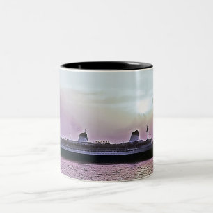 Caneca De Café Em Dois Tons SS Noruega SS ex France