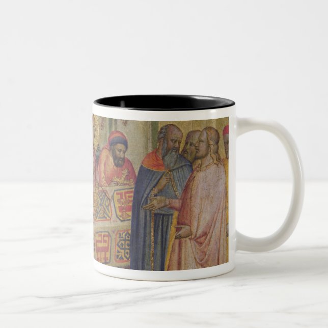Caneca De Café Em Dois Tons St. Eloi na oficina do Silversmith (Direita)