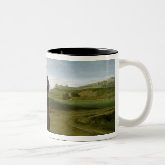 Caneca De Café Em Dois Tons St Francis de Assisi (Direita)